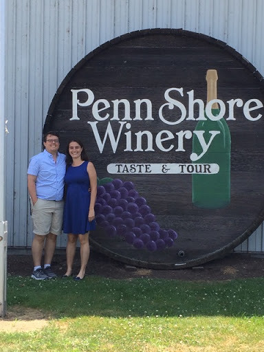 Penn Shore Winery and Vineyard barrel head