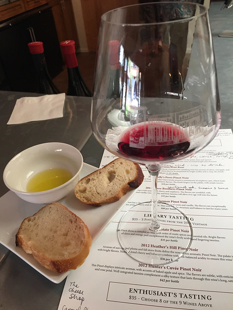 Holman Ranch Pinot Noir and Olive Oil Tasting