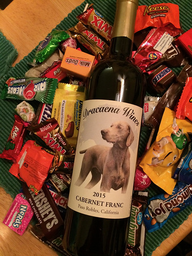 Dracaena Wines 2015 Cabernet Franc and Halloween Candy