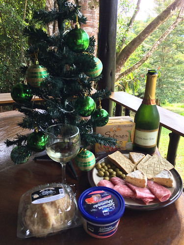 Concha y Toro Brut with cheese at Christmas