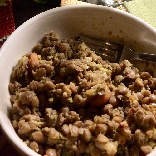 our lentils meal
