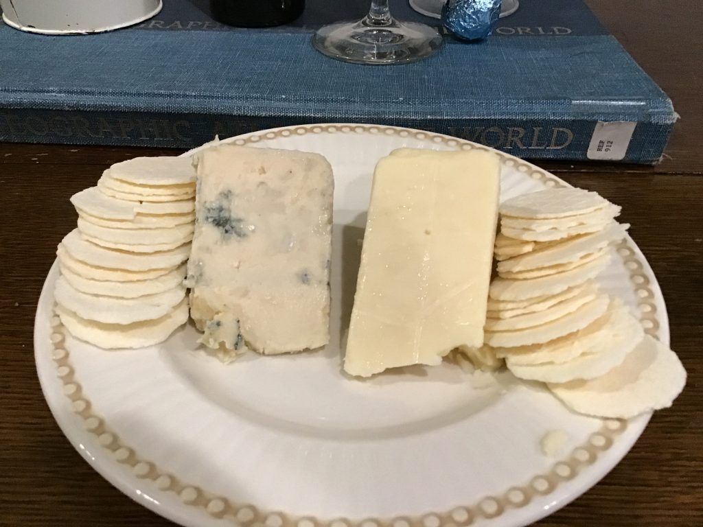 Echo Mountain blue cheese and Mount Mazama cheddar by Rogue Creamery