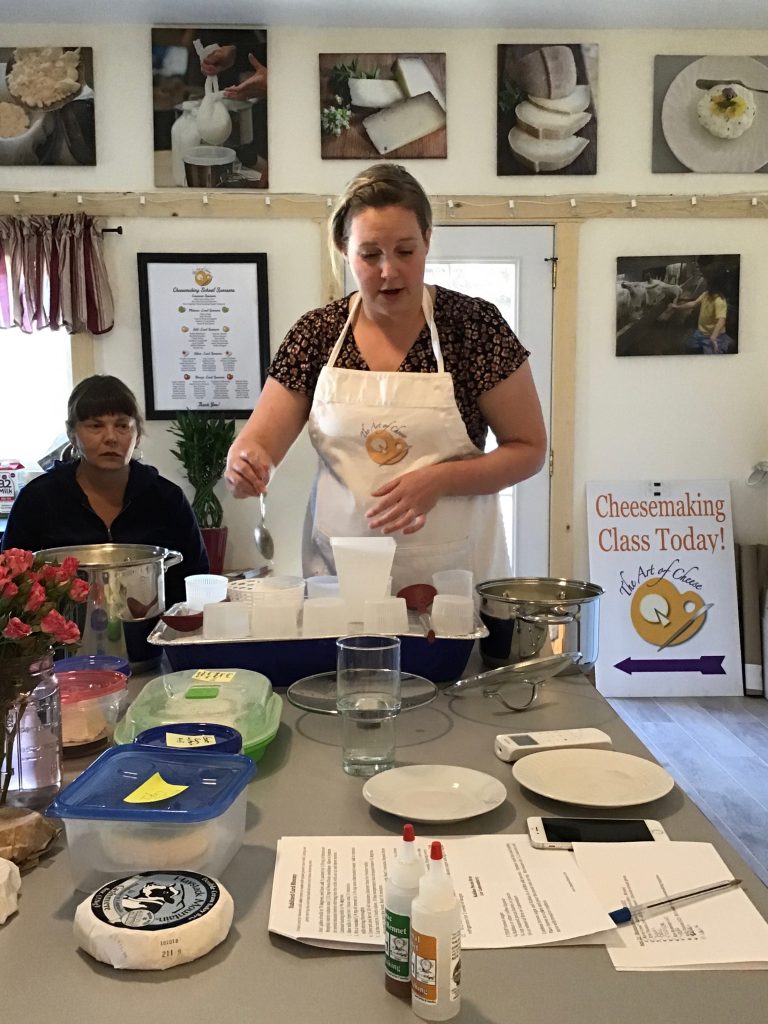 Kelly in action at The Art of Cheese