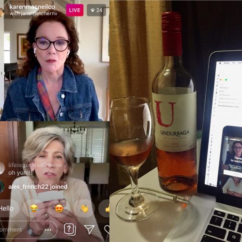 IG wine and cheese livestream with Janet Fletcher and Karen MacNeil