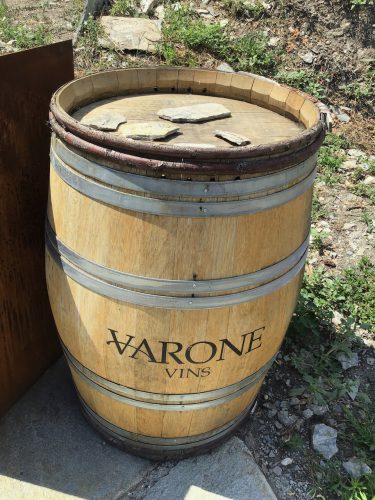 Varone wine barrel at The Cube