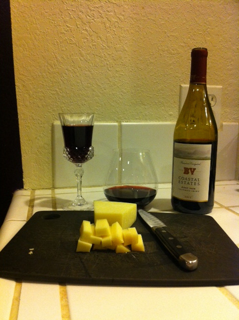 Pinot Noir and Gruyere 1