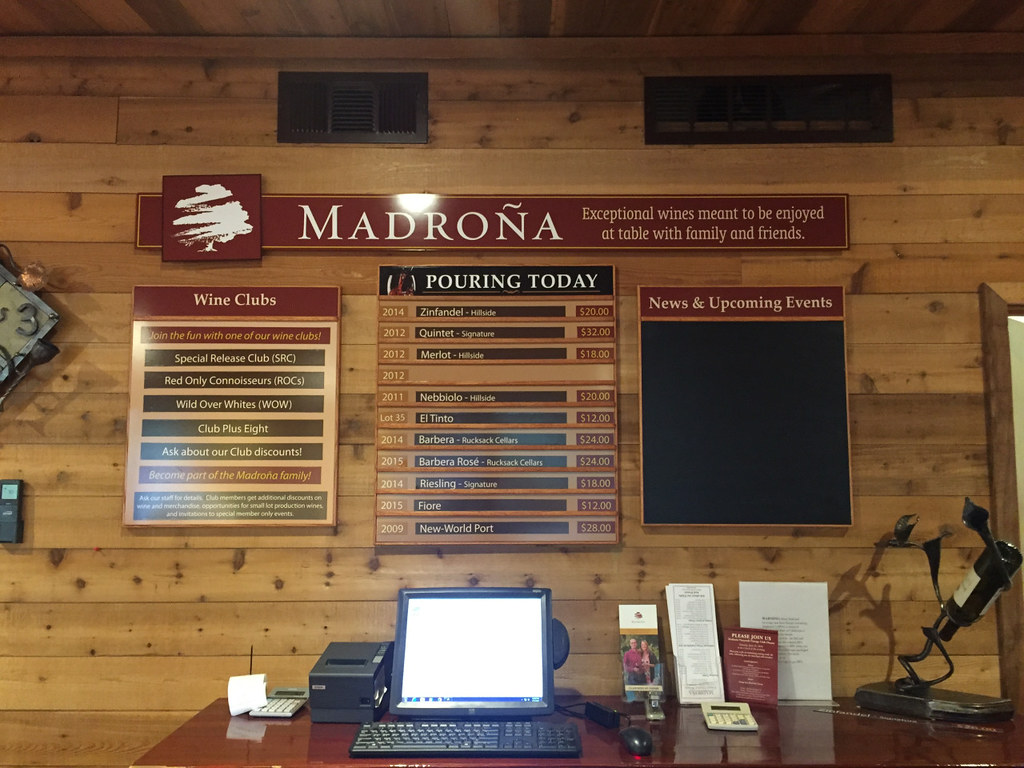 Madroña Vineyard Wine Tasting 4