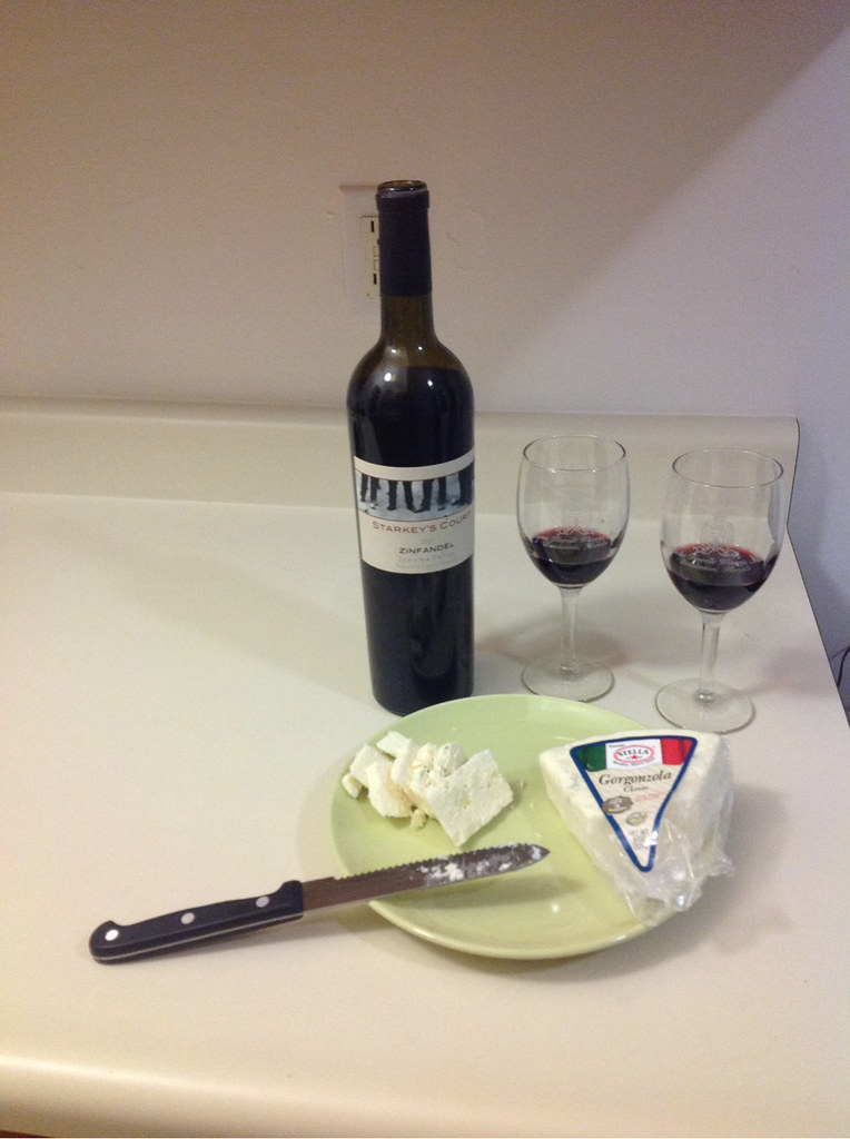 Zinfandel and Gorgonzola 1