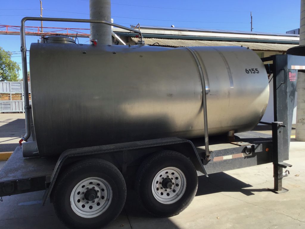 Learning about the tankers that bring the milk from Grants Pass, OR