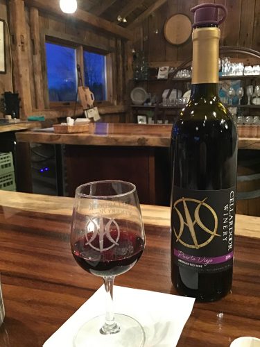 Puerto Viejo red blend at Cellar Door Winery