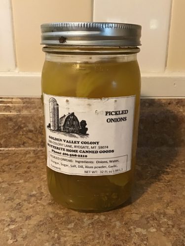 pickled onions by Hutterite Home Canned Goods