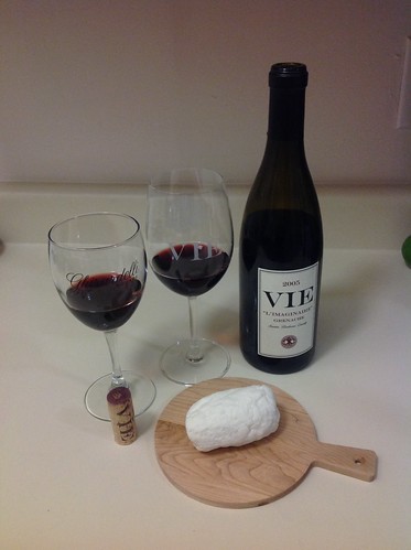 2005 L'Imaginaire Grenache and Homemade Goat Cheese 1