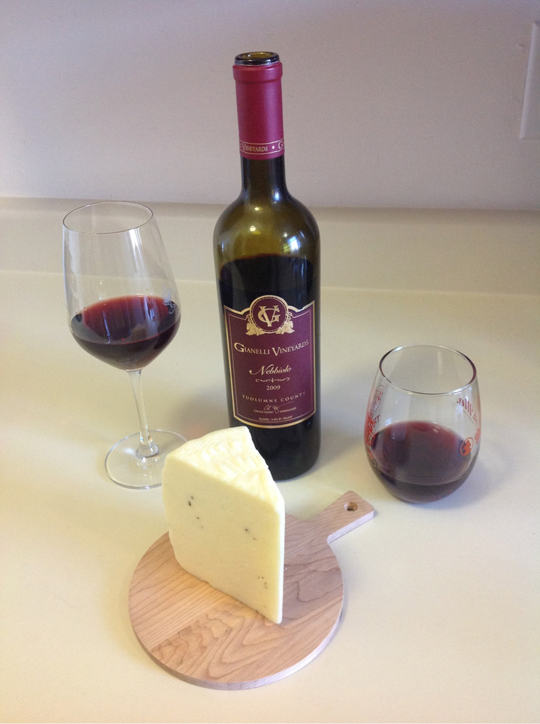 Nebbiolo and Italian Truffle Cheese 1